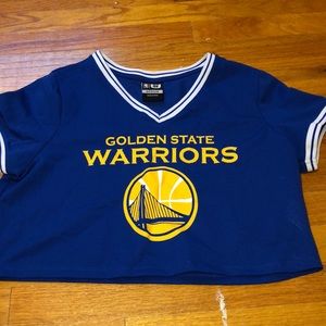 Golden State Warriors Crop Top Jersey